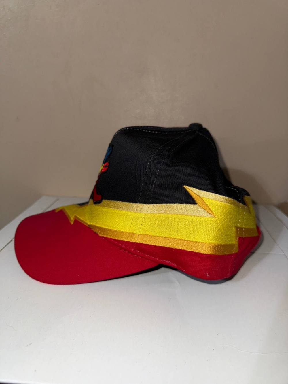 Arizona Grateful Dead Black Red Yellow Lightning Bear Cap - Picture 5 of 6
